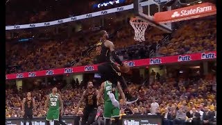LeBron James Throws Down Nasty Reverse Dunk vs. Celtics