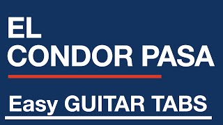 El Condor Pasa - Free easy guitar tablature sheet music