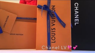 Valentine's Day Chanel 20P & Louis Vuitton Unboxing & Modeling 2020/ Chanel LV