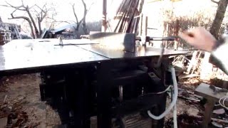 Самодельный деревообрабатывающий станок.