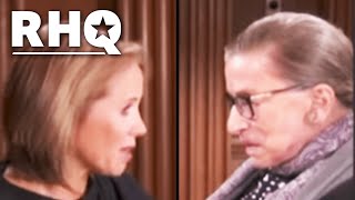 Katie Couric Covers Up For Ruth Bader Ginsburg