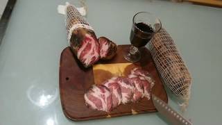 Итальянская КОППА в домашних условиях Coppa Italiana ENG SUB сыровяленая свиная шея