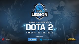 Lenovo Rise Of Legion - DOTA 2 Online Qualifier Day 1