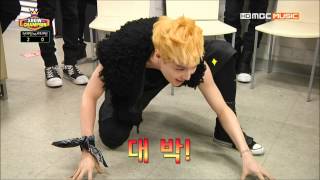 Lay's Wolf Dance vs Kai's Beauty Dance @ 130612 EXO - Interview of Show Champion