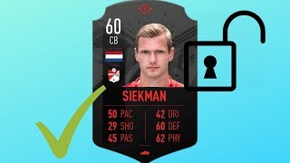 SIEKMAN - FUT SWAP DEALS PLAYER SBC - COMPLETE CHEAP - FIFA 19 - SBC GUIDE
