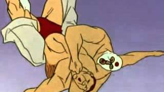 Japanese pro-wrestling cartoon circa 1970