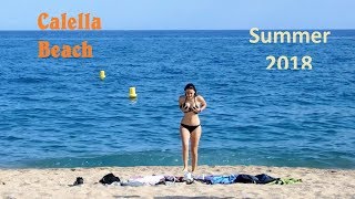 Calella Beach Catalonia Spain Full Version Summer 2018