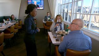 Inside United Airlines' secret restaurant at Newark airport