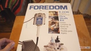 Бормашина FOREDOM SR 2230 оригинал. Распаковка и первые впечатления.