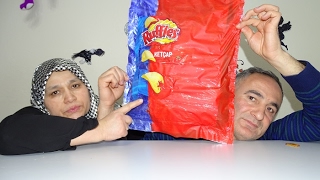 MEGA DEV RUFFLES CİPS NASIL YAPILIR !!! DIY RUFFLES HOW TO DO