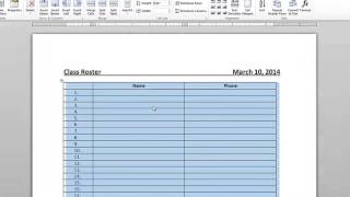 How to Clear Table Borders in Microsoft Word : Microsoft Word Doc Tips