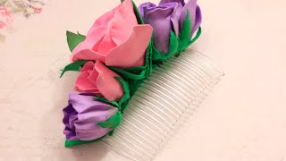 Розы из Фоамирана Мастер Класс/ Rose from plastic suede MK