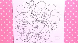 Mickey Mouse français Coloriage