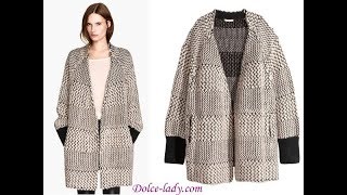 Кардиган Спицами для Начинающих 2018 / Cardigan Spokes for Beginners /Cardigan Speichen für Anfänger