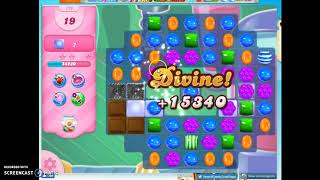 Candy Crush level 770 Audio Talkthrough, 2 Stars 0 Boosters