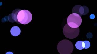 POPPING BUBBLES BLACK SCREEN EFFECT