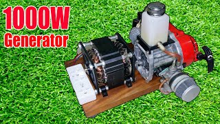 DIY High Power Electrical Generator Using 2-Stroke Engine