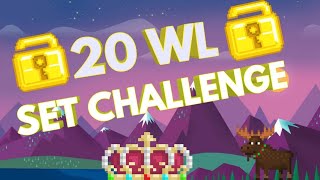Growtopia | 20 WLs Set Challenge !