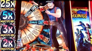 ?THE GOONIES Slot Machine MAX BET★★  BONUS & ALL FEATURES★ ★  Won ! NICE GAME | Slot Machine Pokies