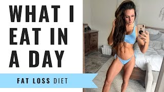 WHAT I EAT IN A DAY FOR FAT LOSS – Eating Out & Tracking Macros!