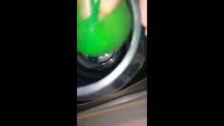 Jerking off an alien (cumshot)