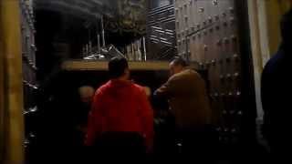 Ensayo Virgen del Subterraneo Hermandad de la Cena Sevilla 2015