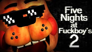 Five nigths FuckBoys №4 (Пять ночей с чёртовыми парнями) Фокси,Фредди,ребёнок,камеры...Почти Финал!