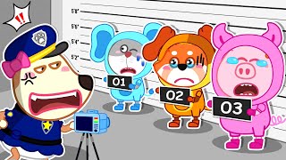 Who is the Liar? - Locked in Prison for 24h With Sheriff Labrador | Smiling Critters Animation