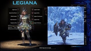 MHW Iceborn Demo Male and Female Armor Showcase