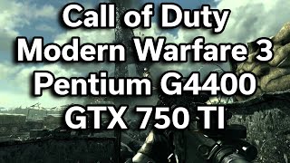 Call of Duty MW3 - Multiplayer - $350 Gaming PC - Pentium G4400 - GTX 750 TI
