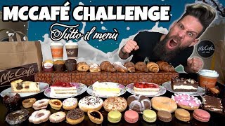 HO MANGIATO TUTTO IL MENÙ DEL MCCAFÉ (MCDONALD Challenge) MAN VS FOOD