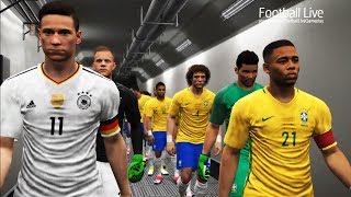 PES 2017 | Brazil VS Germany | Full Match & Amazing Victory | Gameplay PC