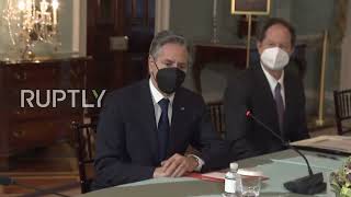USA: Blinken meets with Polish FM Rau in DC amid Russia-Ukraine crisis