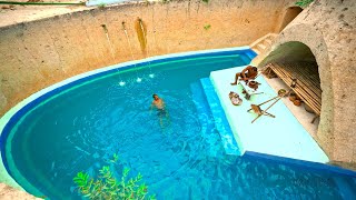 150 Days Building A Brilliant Underground Tunnel House With Swimming Pool