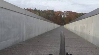 Bokrijk door het water fietsen vanaf ingang Domein 5-11-2016