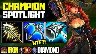 Miss Fortune Champion Spotlight Miss Fortune - Iron to Diamond Episode #12 (Season 9)