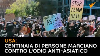 USA: centinaia di persone marciano contro l'odio anti-asiatico a San Francisco