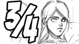Como Dibujar Rostro en Vista 3/4 - Manga/Comics