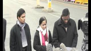 Anuj Bidve family visit Salford