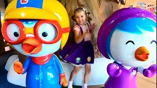Indoor Soft play pool Pororo/Два факта о маме Кати/неВкусное мороженое и конфеты на дереве