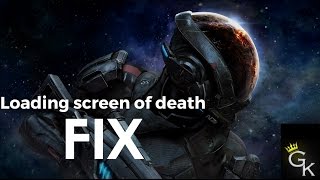 Loading screen of death Mass Effect Andromeda FIX