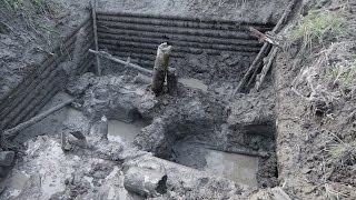 Time Lapse огромный Блиндаж копали пол года!