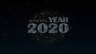 New year 2020 Firework Particles Animation in After Effects
