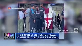 FIFA Larang Fans Inggris Bawa Atribut Tentara Salib