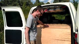 Обзор Спальное место Кадди, кемпер своими руками, Caddy Camper DIY