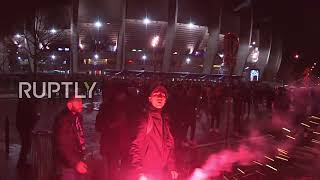 France: PSG fans light flares, boo Real Madrid bus ahead of Champions League clash