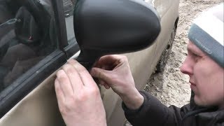 Замена зеркала на DAEWOO MATIZ