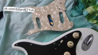 Замена переднего  пластика (pickguard) на Fender Stratocaster Mexico