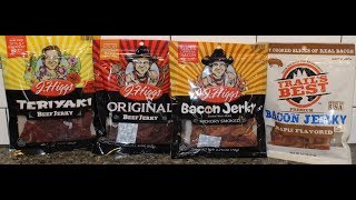 J. Higgs Teriyaki & Original Beef Jerky, Bacon Jerky and Trail’s Best Maple Bacon Jerky Review