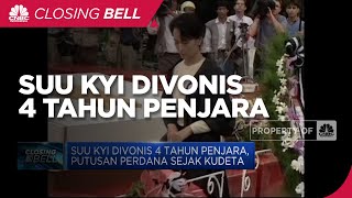 Suu Kyi Divonis 4 Tahun Penjara, Putusan Perdana sejak Kudeta